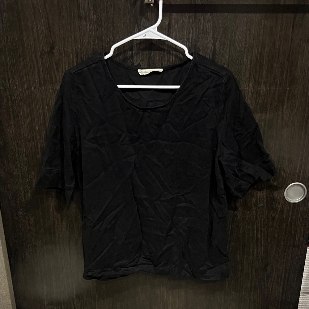 Everlane Black Short Sleeve Women's Top